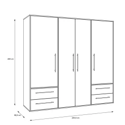 Armoire à portes battantes VALGA-Forte Best