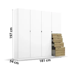 Armoire à portes battantes AGUALVA-CACEM-Rauch New