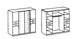 Armoire à portes battantes DANZIG-Wimex New