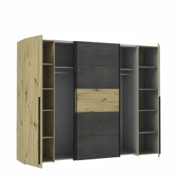 Armoire à portes battantes et coulissantes NARAGO-Forte Best