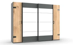 Armoire à portes battantes et coulissantes STOCKHOLM-Wimex Clearance