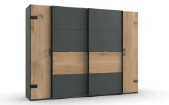 Armoire à portes battantes et coulissantes STOCKHOLM-Wimex Online