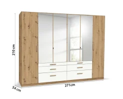 Armoire à portes battantes ABRANTES-Rauch Online