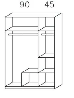Armoire à portes battantes KREFELD-Rauch Hot