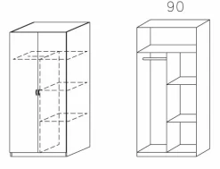 Armoire à portes battantes CASE-Rauch Best