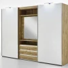 Armoire à portes coulissantes avec miroir pivotant intégré MAGIC