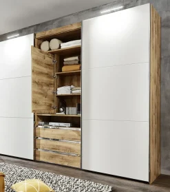 Armoire à portes coulissantes avec support TV intégré MAGIC