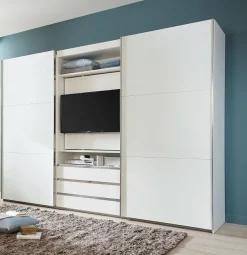 Armoire à portes coulissantes avec support TV intégré MAGIC