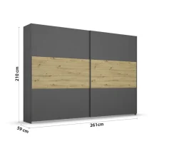 Armoire à portes coulissantes MIRO
