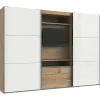 Armoire à portes coulissantes avec support TV intégré MAGIC GLAS-Wimex