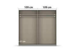 Armoire à portes coulissantes AURELIO