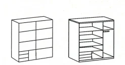 Armoire à portes coulissantes EMDEN