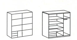 Armoire à portes coulissantes EMDEN-Wimex Outlet