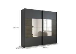 Armoire à portes coulissantes LISSABON