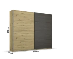 Armoire à portes coulissantes APOLLON-Rauch Sale