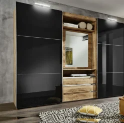 Armoire à portes coulissantes avec miroir pivotant intégré MAGIC GLAS-Wimex Sale