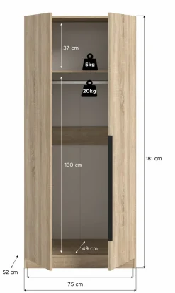 Armoire à vêtements KOPENHAGEN-Xonox Best