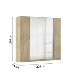 Armoire à vêtements ALABAMA-Rauch Discount