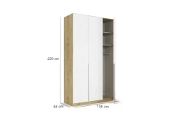 Armoire à vêtements ALABAMA-Rauch Discount