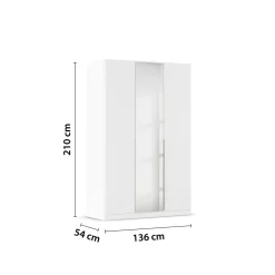 Armoire à vêtements ALABAMA-Rauch