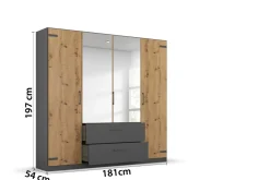 Armoire à vêtements BUTTE-Rauch Discount