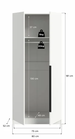 Armoire à vêtements KOPENHAGEN