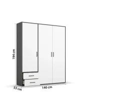 Armoire à vêtements VOYAGER-Rauch Best