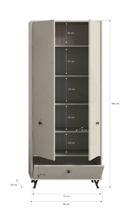 Armoire de penderie TAPI-Xonox Discount