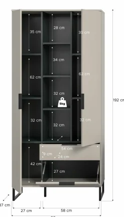 Armoire de salon NOIDA-Xonox Best