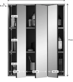 Armoire de toilette AGARO-Xonox Sale