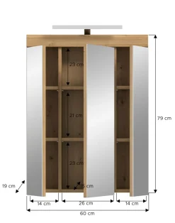 Armoire de toilette SEWULA-Xonox Discount