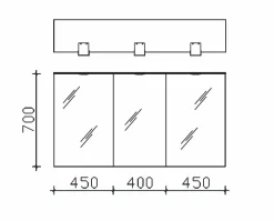 Armoire de toilette SOLITAIRE 6025-Pelipal Sale