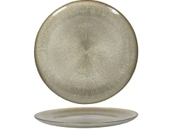 Assiette en verre ton doré LUXURY-HIT Hot