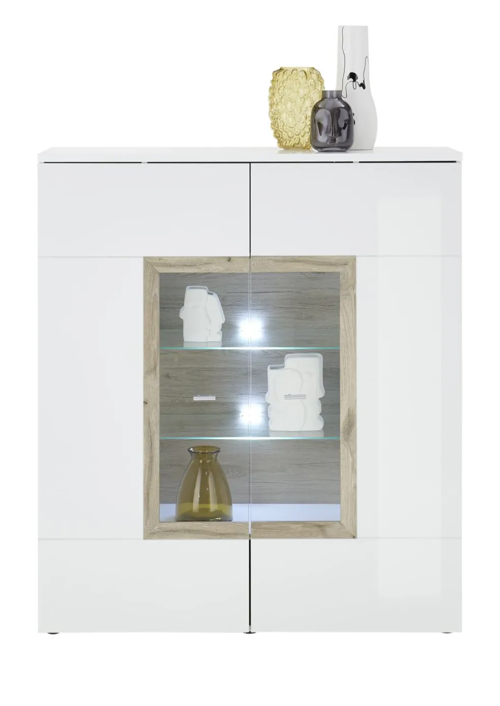 Bahut haut avec éclairage inclus BRÜNN