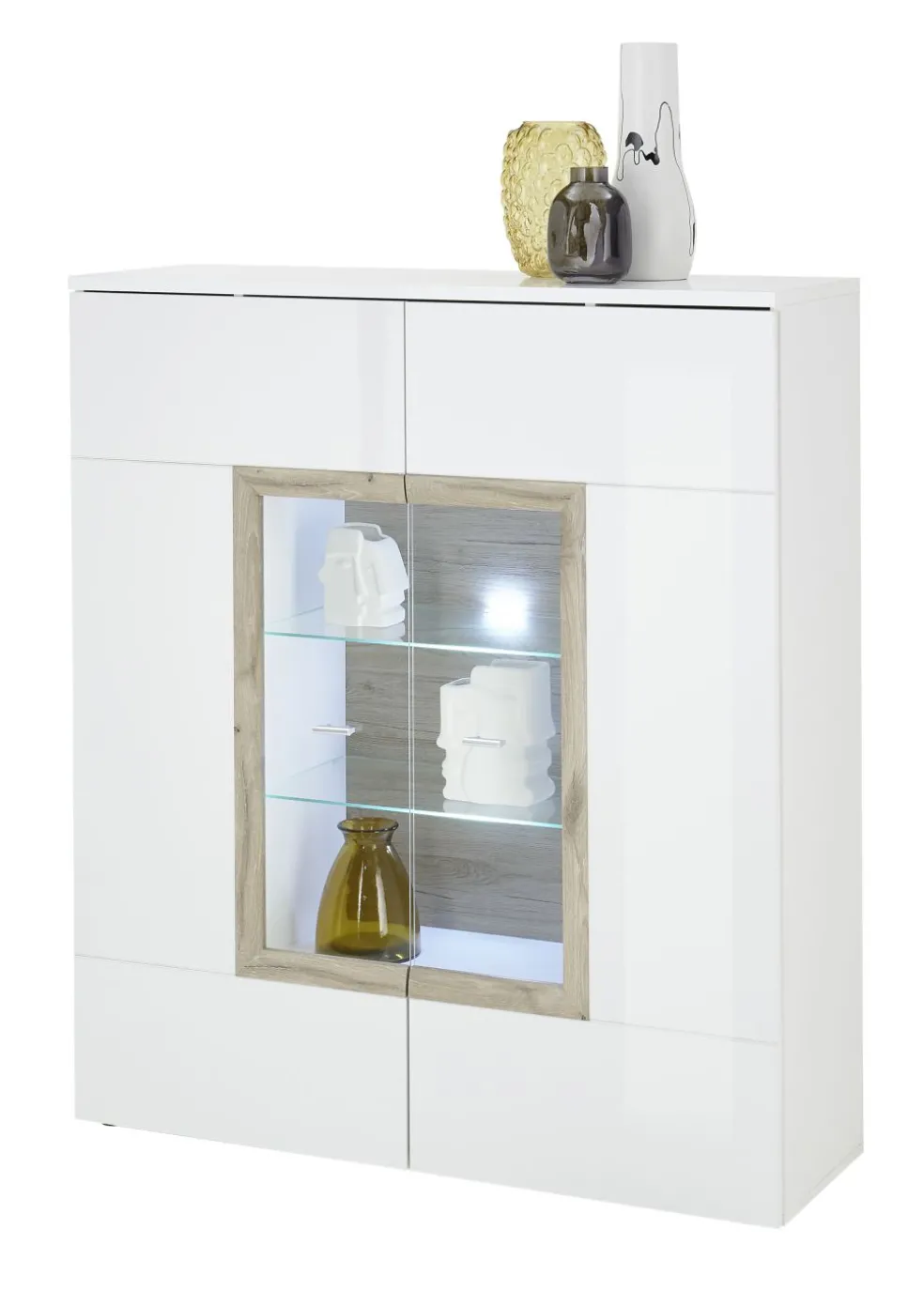 Bahut haut avec éclairage inclus BRÜNN