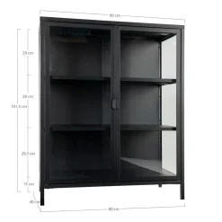 Bahut haut vitrine BRISBANE-House Nordic Hot