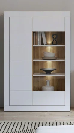 Bahut haut vitrine ELVA-Forte Outlet