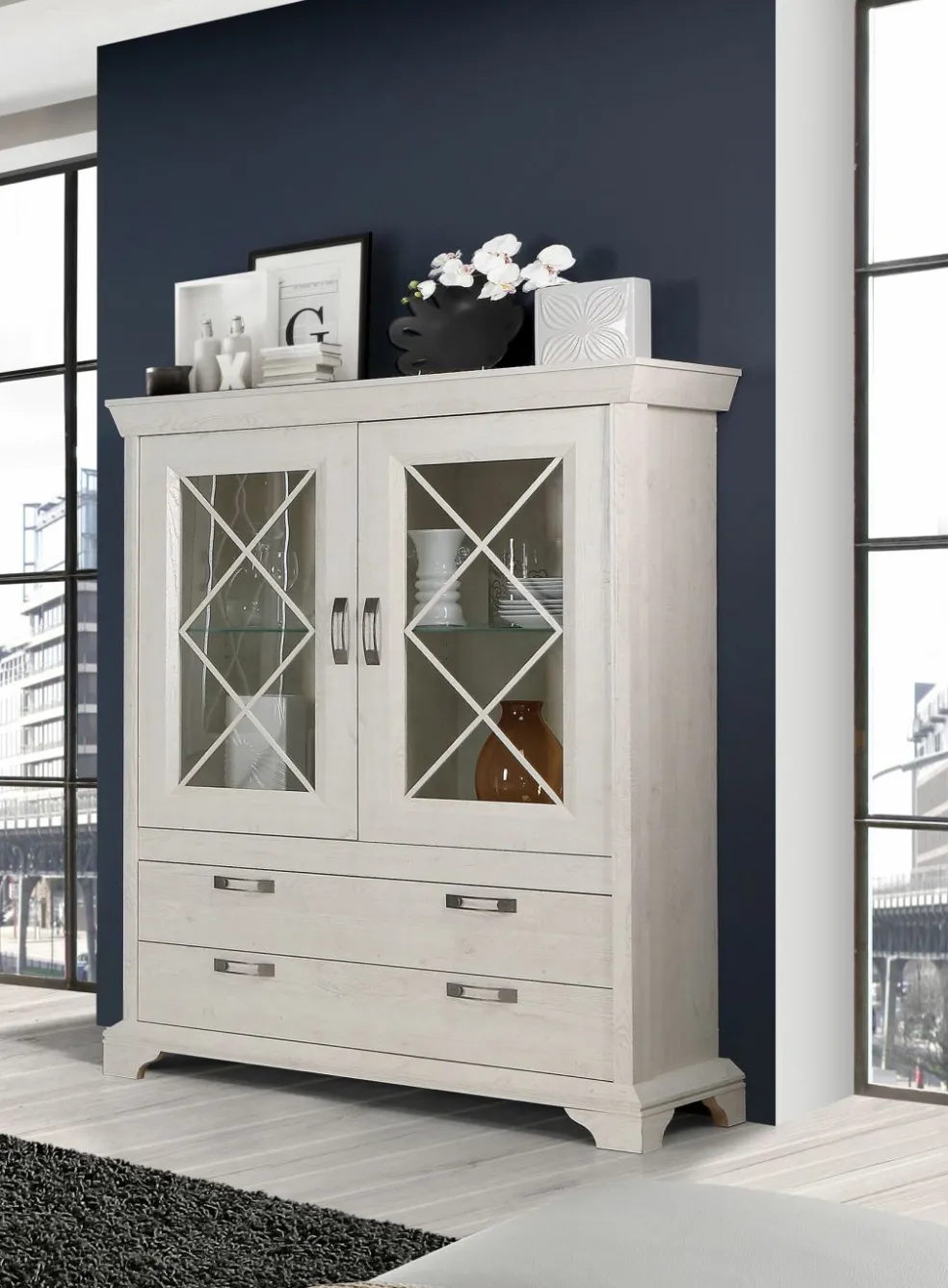 Bahut haut vitrine KASHMIR