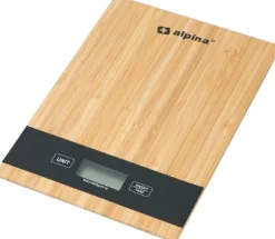 Balance de cuisine en bambou ALPINA-Edco Online
