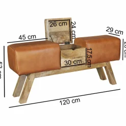 Banc pouf avec rangement CHANCAY
