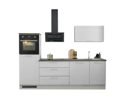 Bloc cuisine avec électroménager HASTINGS (bloc cuisine - meuble colonne) I-Bega BBK New