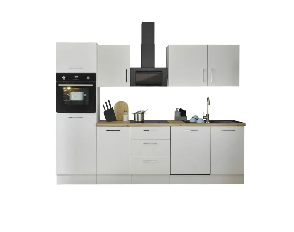 Bloc cuisine avec électroménager CORNWALL (bloc cuisine-Bega BBK Best