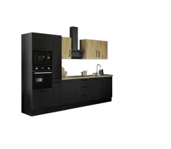 Bloc cuisine avec électroménager CORNWALL (bloc cuisine-four-micro-ondes) X-Bega BBK Best