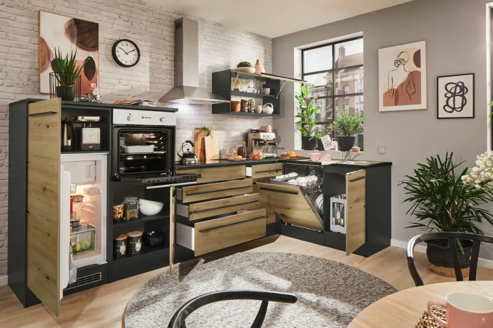 Bloc cuisine avec électroménager JAZZ 4 (cuisine d'angle) III