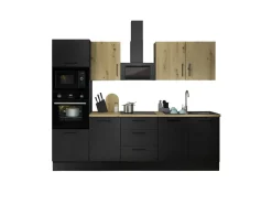 Bloc cuisine avec électroménager CORNWALL (bloc cuisine-four-micro-ondes) VI-Bega BBK Clearance