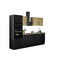 Bloc cuisine avec électroménager CORNWALL (bloc cuisine-four-micro-ondes) VI-Bega BBK Clearance