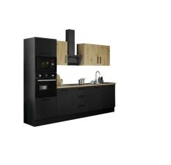 Bloc cuisine avec électroménager CORNWALL (bloc cuisine-four-micro-ondes) VIII