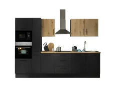 Bloc cuisine avec électroménager CORNWALL (bloc cuisine-four-micro-ondes) IX-Bega BBK New