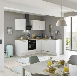 Bloc cuisine avec électroménager CORNWALL (cuisine d'angle-lave-vaisselle) II