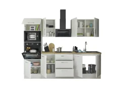 Bloc cuisine avec électroménager CORNWALL (bloc cuisine-four-micro-ondes) II-Bega BBK Best